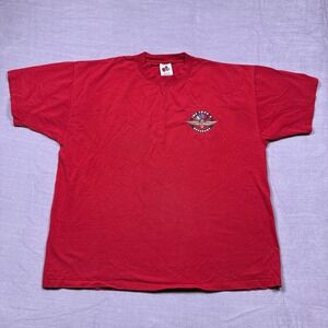 Vintage Indianapolis Speedway IMS Food Beverage T-Shirt XL Midwest Embroidery‎